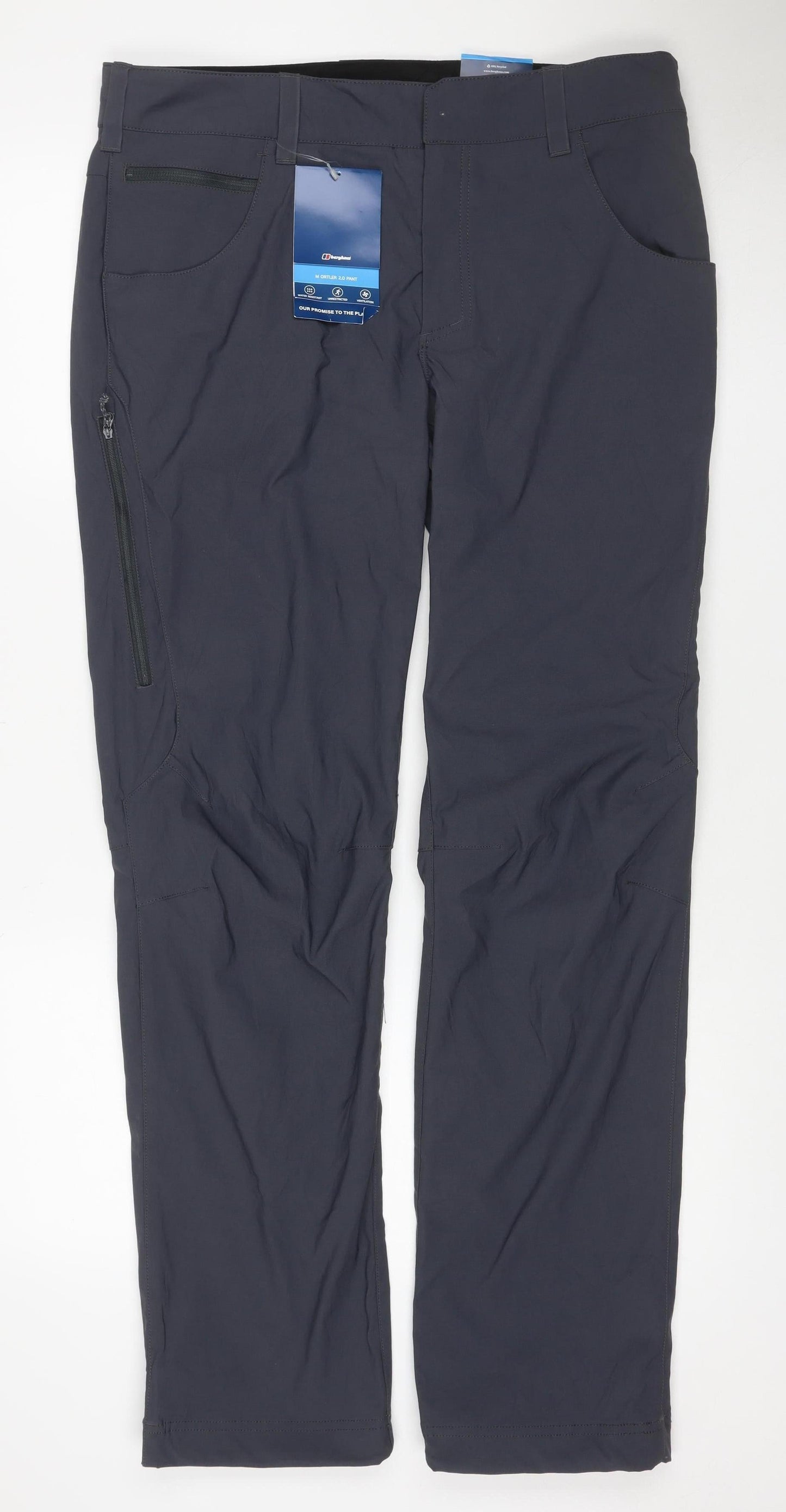 Berghaus Unisex Grey L Stretch Walking Trousers 34R