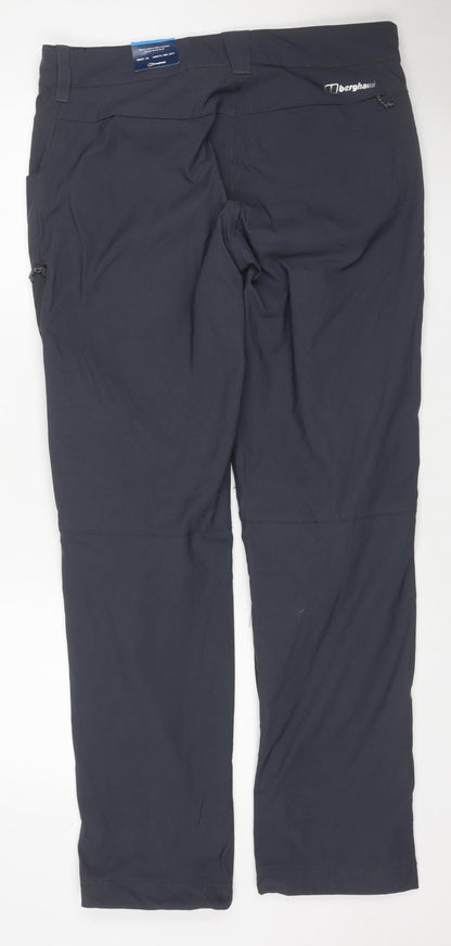 Berghaus Unisex Grey L Stretch Walking Trousers 34R