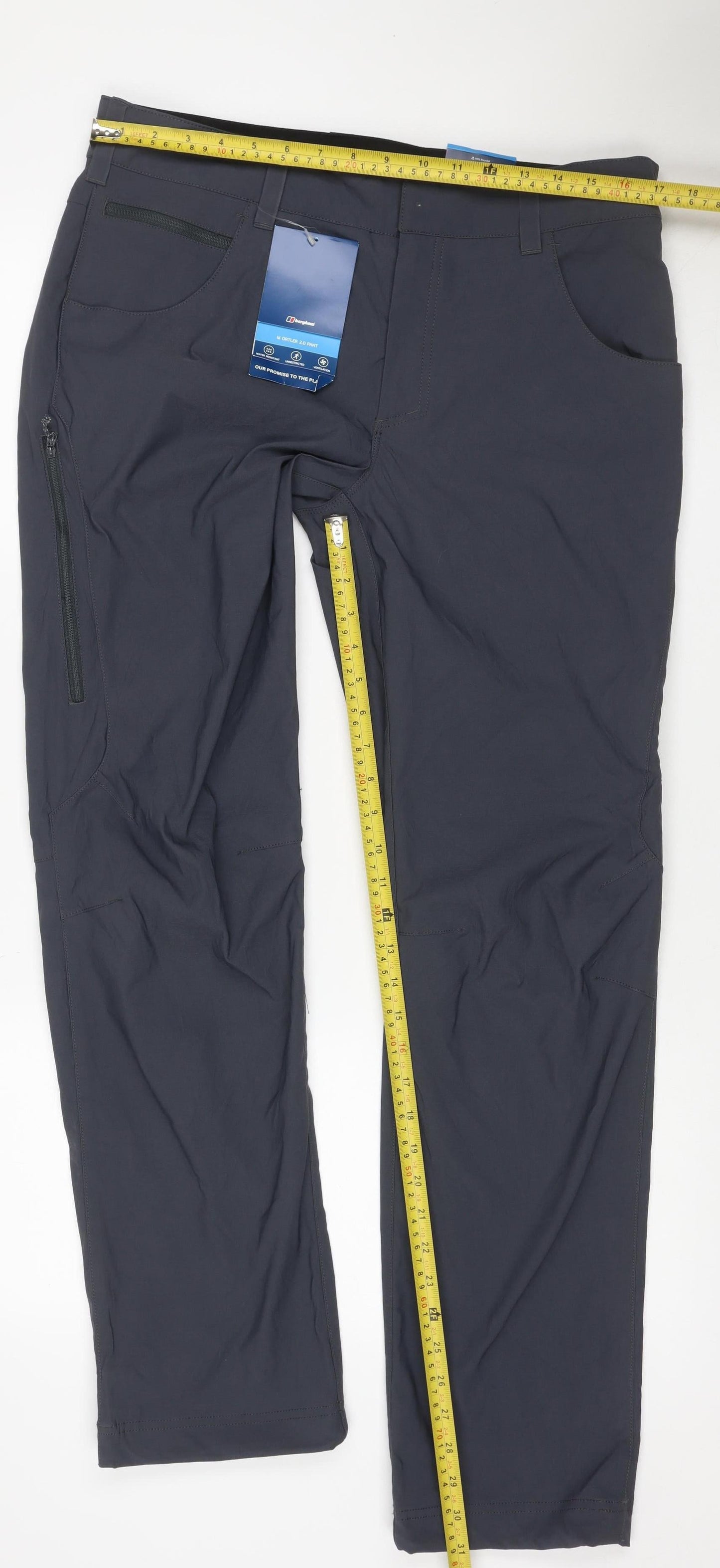 Berghaus Unisex Grey L Stretch Walking Trousers 34R