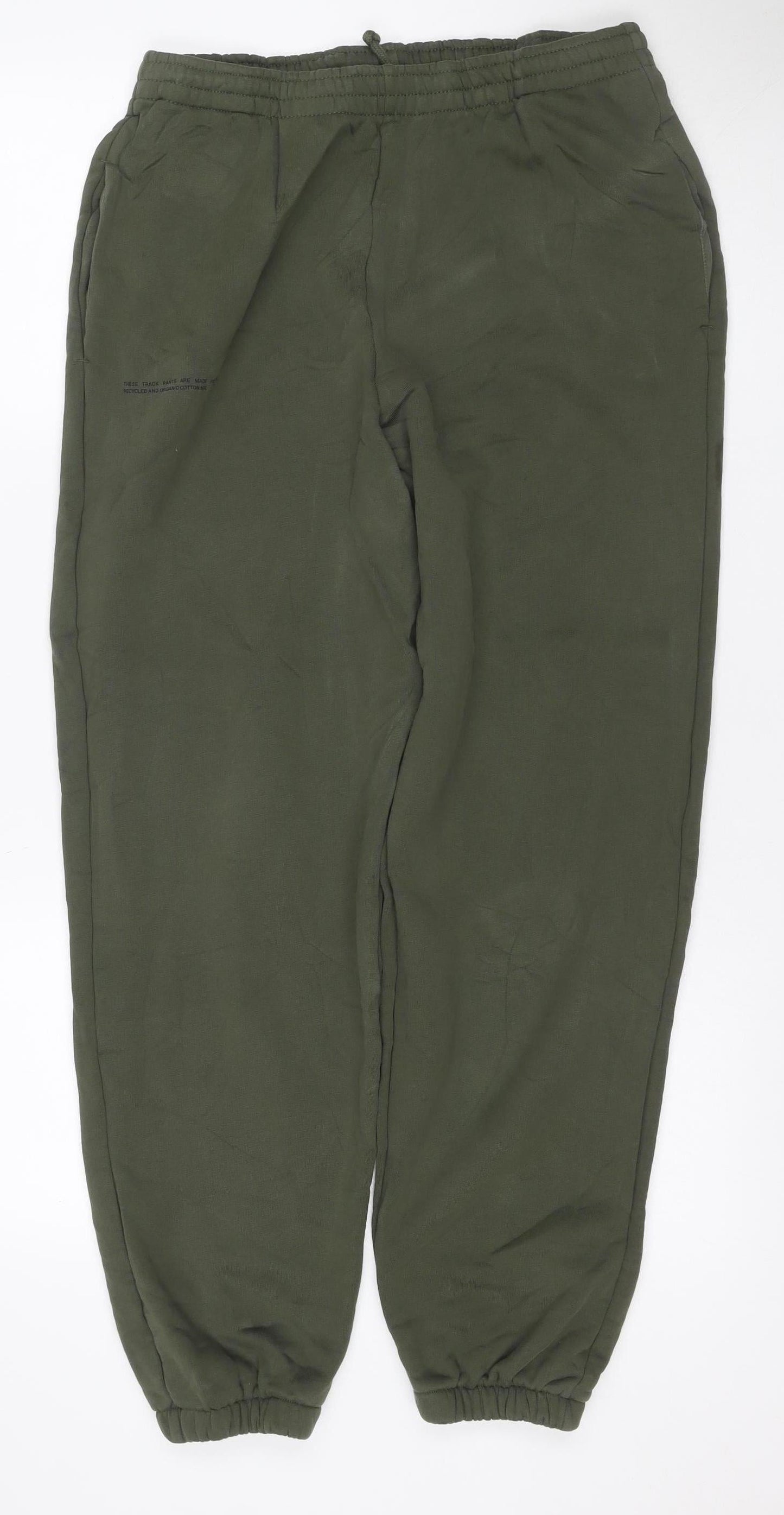 Pangaia Women Green L Organic Cotton Sweatpants Jogger Elastic Waist