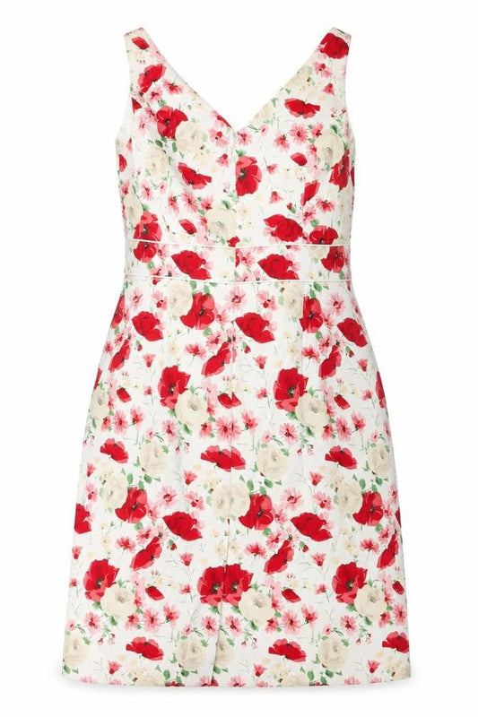 Laura Ashley Women Multicoloured Floral Fit & Flare Dress UK 12