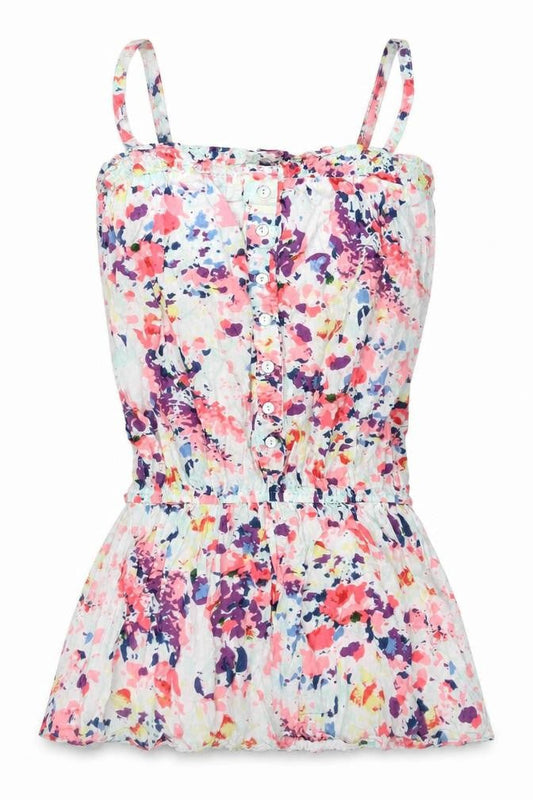 Soucial Women Multicoloured UK 8 Floral Halterneck Wrap Blouse