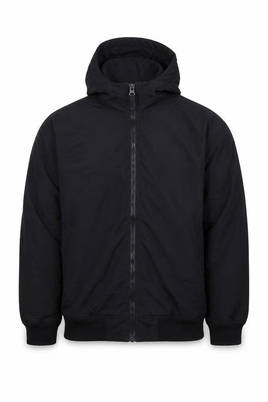 Dickies Men’s Black XL Hooded Padded Full Zip Workwear Jacket