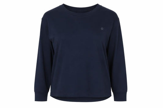 Gym+Coffee Women’s Navy M Basic Long Sleeve Gym Training T-Shirt