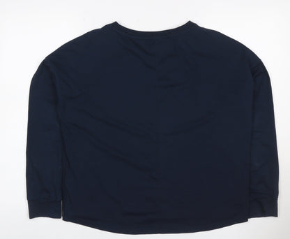 Gym+Coffee Women’s Navy M Basic Long Sleeve Gym Training T-Shirt