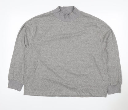 M&S Collection Women’s Grey Size 18 High Neck Pullover Sweatshirt