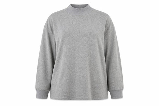 Marks & Spencer Collection Women’s Grey Size 18 High Neck Pullover Sweatshirt