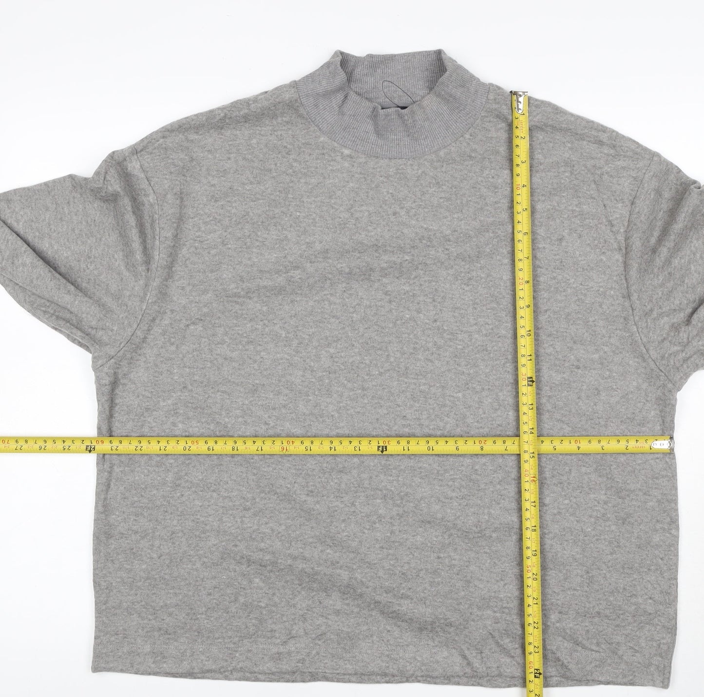 M&S Collection Women’s Grey Size 18 High Neck Pullover Sweatshirt