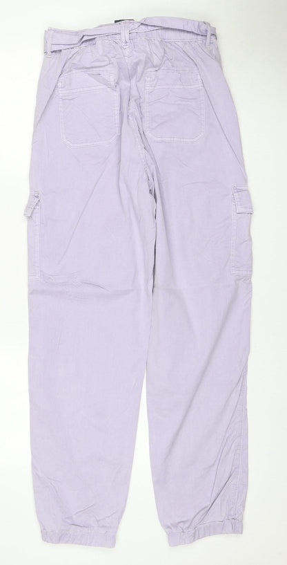 M&S Collection Women’s Lilac Purple Size 10 Lightweight Cargo Trousers