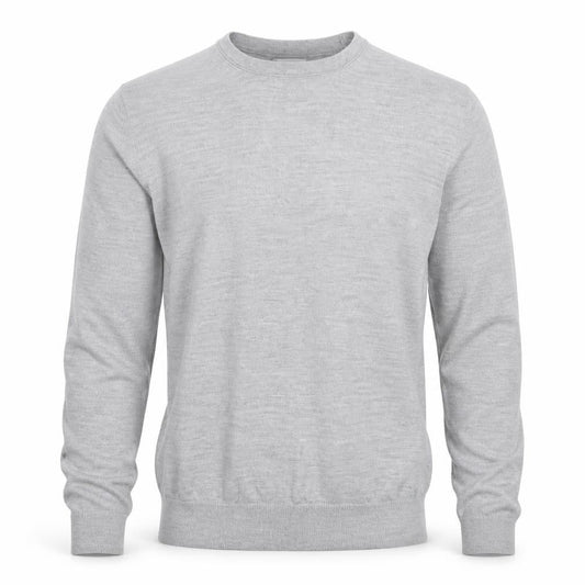 Reiss Men’s Grey Wool Crew Neck Knit Pullover Jumper Size M