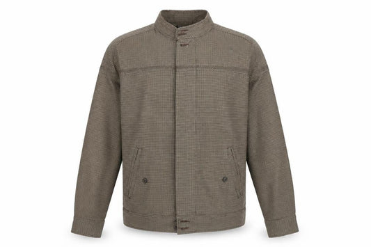 BDG Men’s Brown Check Cotton Button Front Jacket Size M
