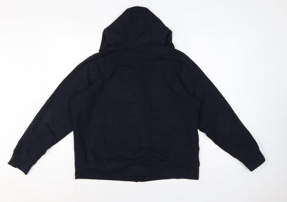 Marks and Spencer Women Blue UK 14 Full Zip Hooded Goodmove Hoodie
