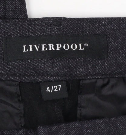 Liverpool Women’s Grey UK 8 27in Tapered Tailored Trousers