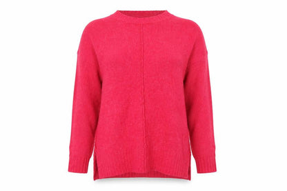 Marks and Spencer Women Red XL Crew Neck Knit Pullover Jumper