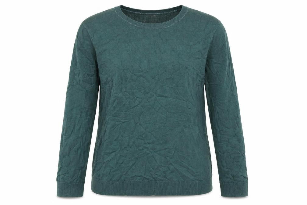 Gap Women's Green L 100% Merino Wool Crew Neck Fine Knit Pullover