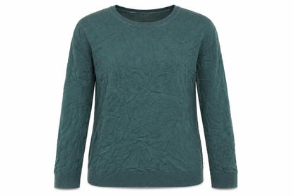 Gap Women's Green L 100% Merino Wool Crew Neck Fine Knit Pullover