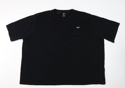 MP Men's Black 3XL Logo Crew Neck Short Sleeve Cotton T-Shirt