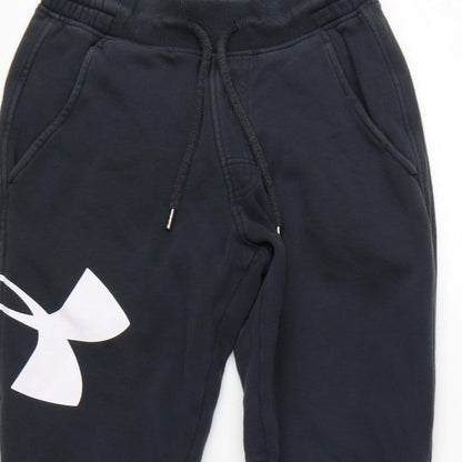 Under Armour Men’s Black S ColdGear Fitted Logo Jogger Sweatpants