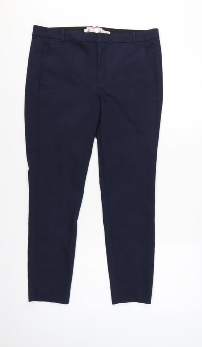 InWear Women’s Navy Blue UK 10 Tapered Tailored Dress Trousers