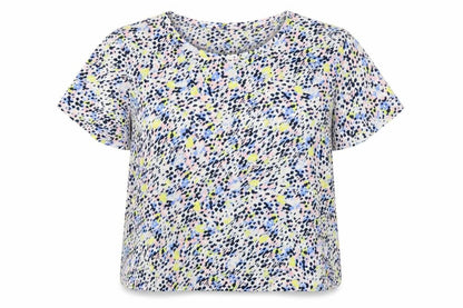 Marks & Spencer Women Multicoloured Size 18 Animal Print V-Neck Blouse