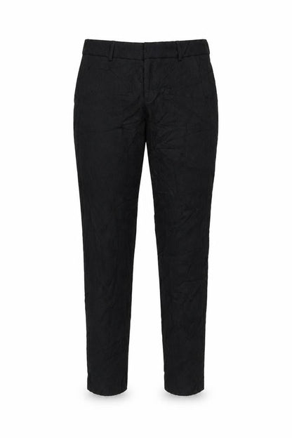 Mango Women Black UK 8 Slim Skinny Suit Trousers Pockets