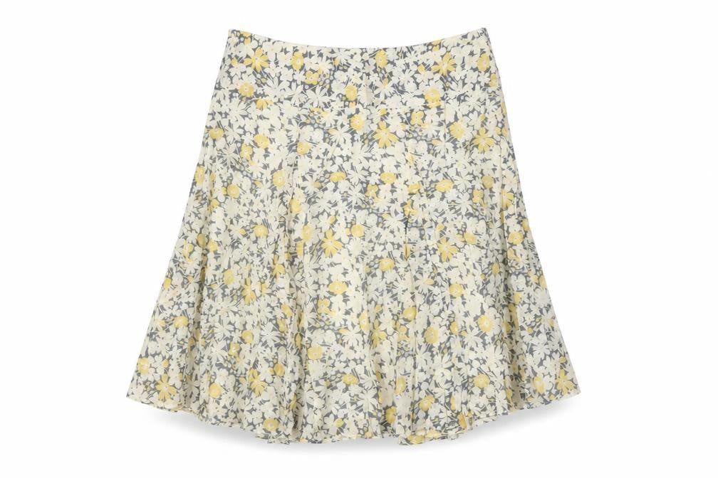 Dorothy Perkins Women's Multicoloured Floral Flare Knee Skirt UK 14