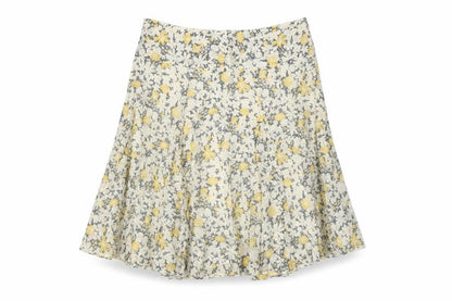 Dorothy Perkins Women's Multicoloured Floral Flare Knee Skirt UK 14