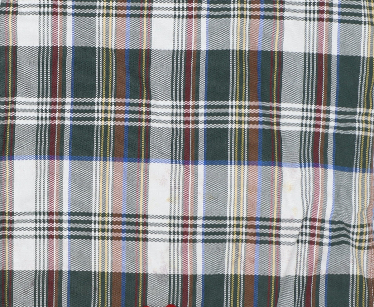 Original Penguin Men’s L Multicoloured Plaid Slim Fit Long Sleeve Shirt