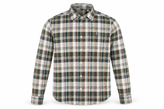 Front view of Original Penguin Men’s L Multicoloured Plaid Slim Fit Long Sleeve Shirt
