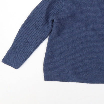 Monsoon Women’s Blue Size S Knit Raglan Sleeve Round Neck Pullover Jumper