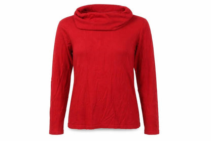 Marks & Spencer Women's Red UK 16 Roll Neck Knit Jumper