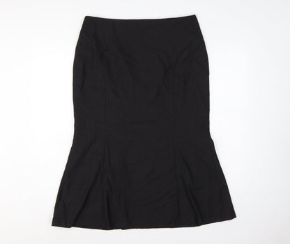 Precis Petite Women Black UK 16 Knee Length Trumpet Workwear Skirt