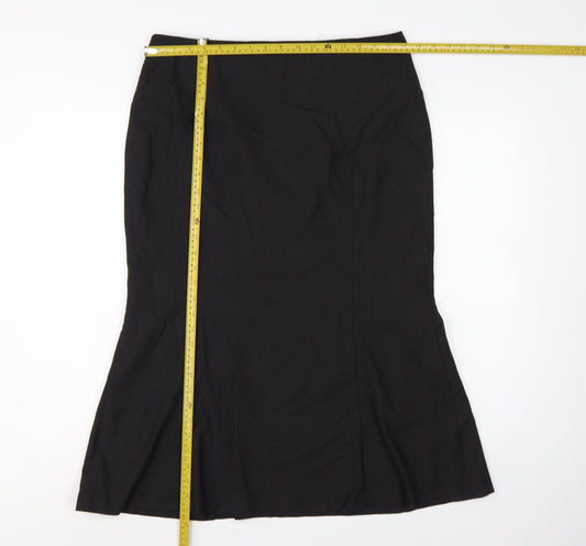 Precis Petite Women Black UK 16 Knee Length Trumpet Workwear Skirt