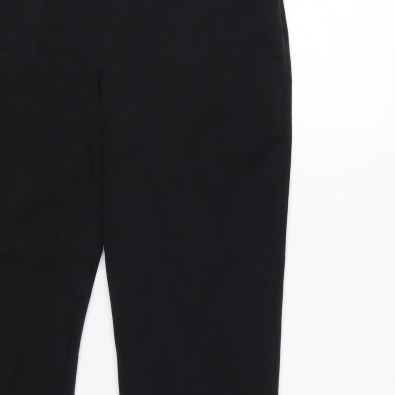 Wallis Women’s Black Petite Size 12 Straight Leg Dress Trousers