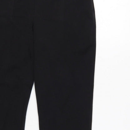 Wallis Women’s Black Petite Size 12 Straight Leg Dress Trousers