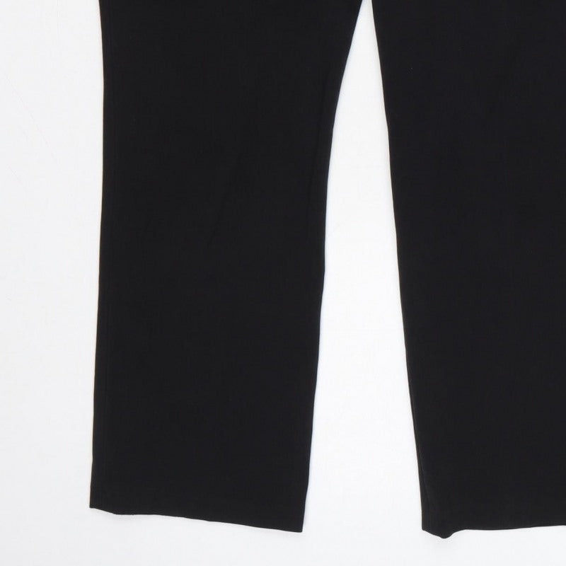 Wallis Women’s Black Petite Size 12 Straight Leg Dress Trousers