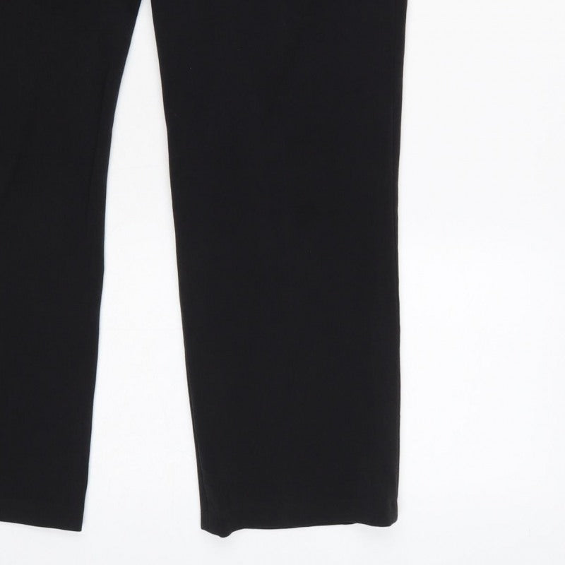 Wallis Women’s Black Petite Size 12 Straight Leg Dress Trousers