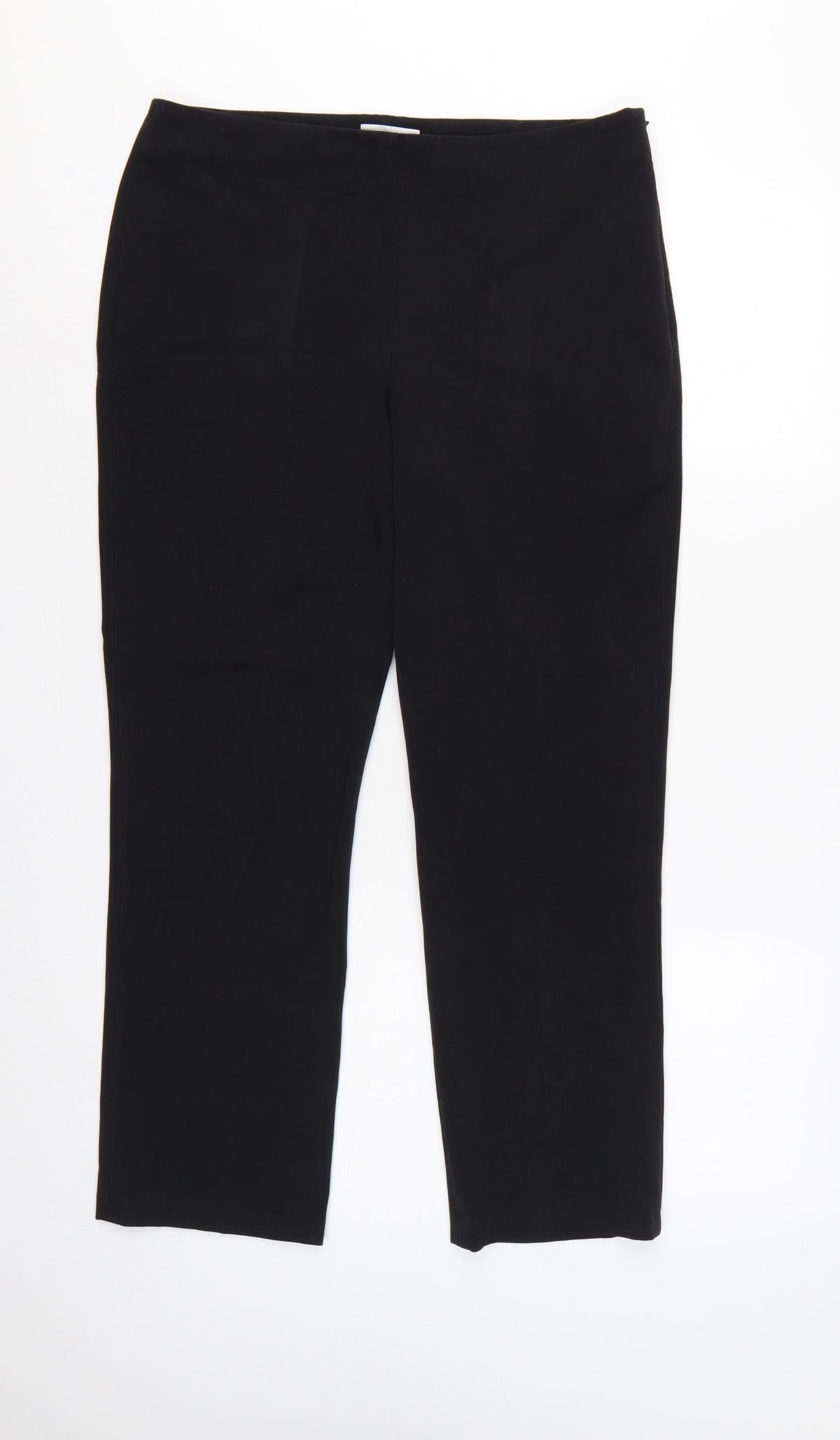 Wallis Women’s Black Petite Size 12 Straight Leg Dress Trousers