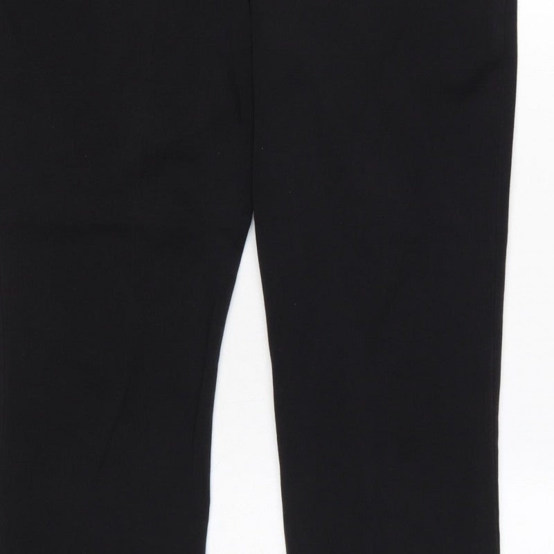 Wallis Women’s Black Petite Size 12 Straight Leg Dress Trousers
