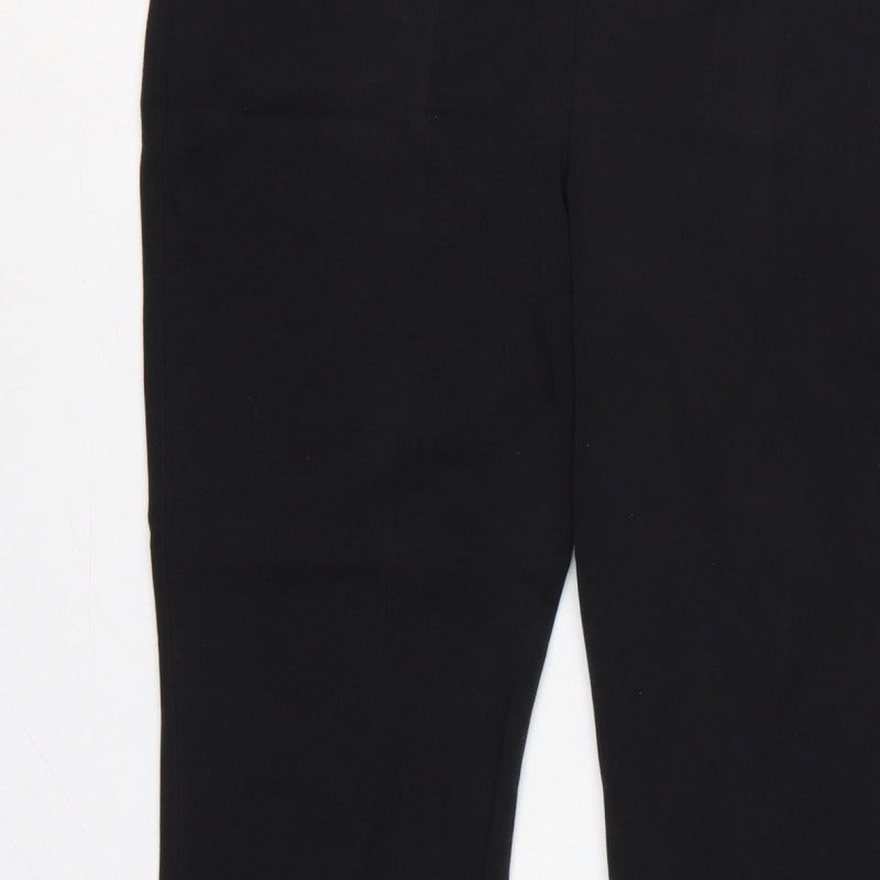 Wallis Women’s Black Petite Size 12 Straight Leg Dress Trousers