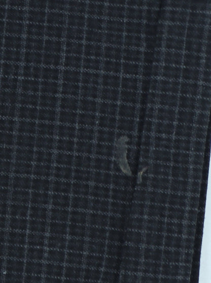 Next Men’s Grey Check Tapered Trousers 36in Waist Long 33in Leg