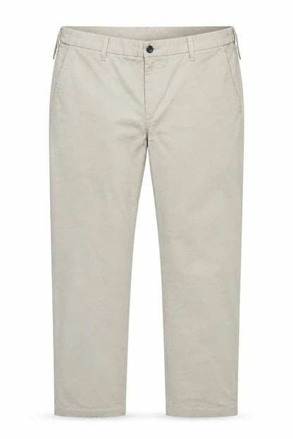 Marks and Spencer Men's Beige 42/33 Regular Stretch Chino Trousers