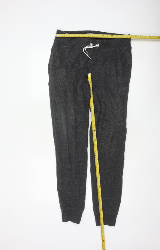 Superdry Men’s Black L Orange Label Luxe Jogger Sweatpants Drawstring