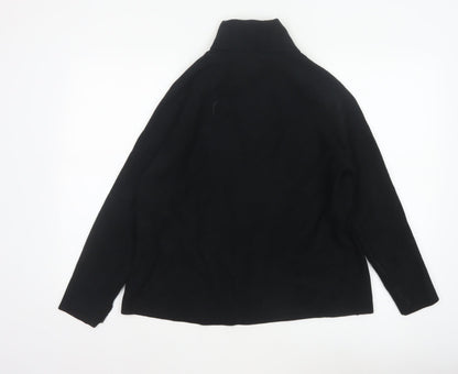 Marks and Spencer Women's Black L Roll Neck Knit Pullover Jumper