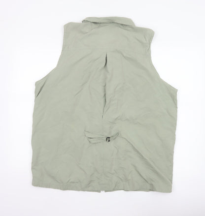 Country Innovation Men's Green XL Military Bodywarmer Waistcoat