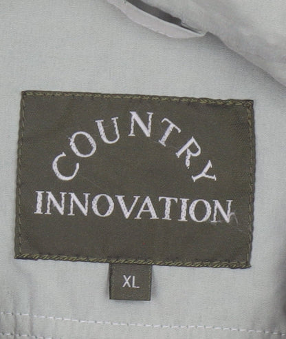 Country Innovation Men's Green XL Military Bodywarmer Waistcoat