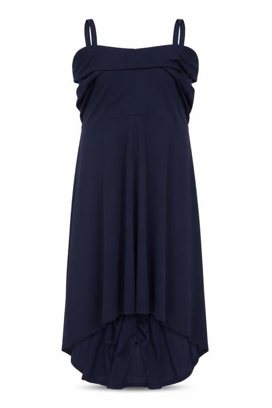 Yours London Women’s Blue UK 28 Plus Size Off Shoulder Maxi Dress