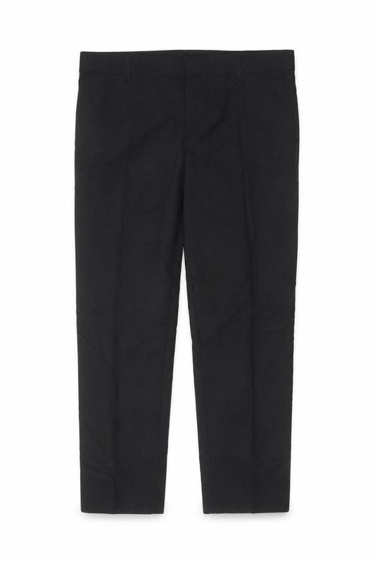 M&S Boys Black 15-16 Years Slim Fit School Formal Dress Trousers 31in