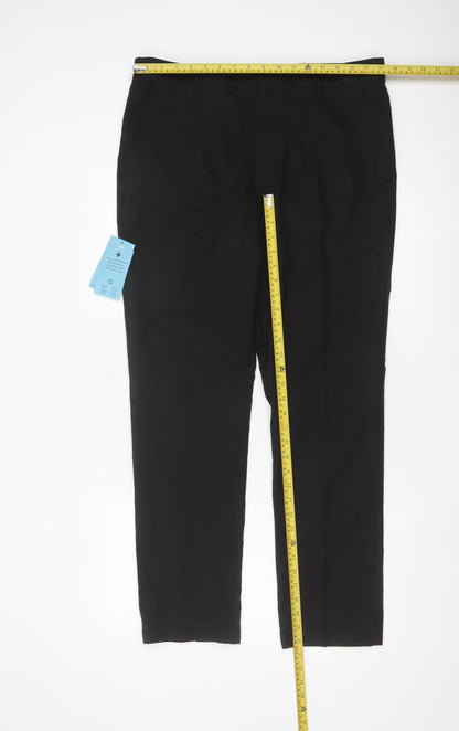 M&S Boys Black School Dress Trousers Age 16 Years Easy Care NWT
