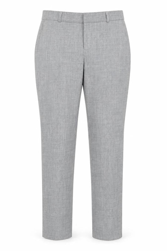 Banana Republic Women Grey UK 6 Petite Ryan Tailored Dress Trousers